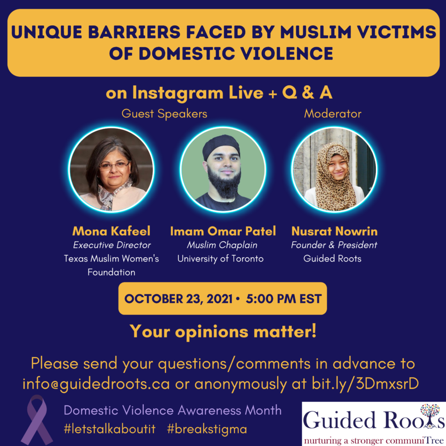 Instagram LIVE: Unique Barriers Faced by Muslim Victims of Domestic Violence